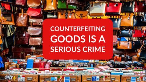 why are counterfeit goods illegal